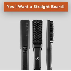 NWOT Aberlite Go Men’s Beard & Hair Straightening Brush